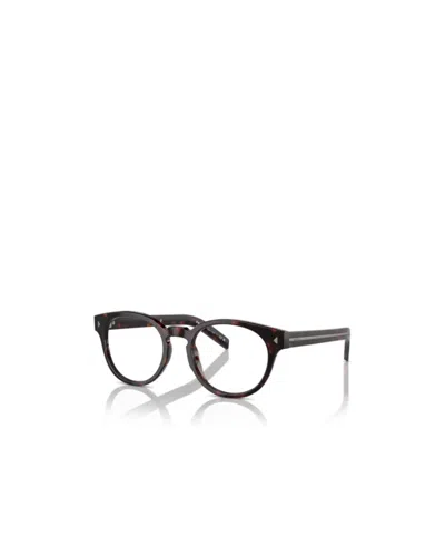 PRADA PRADA EYEWEAR ROUND FRAME GLASSES