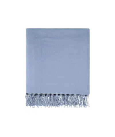 PRADA LOGO FRINGED SCARF