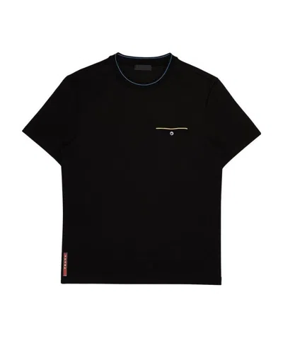 PRADA LOGO PATTERN T-SHIRT