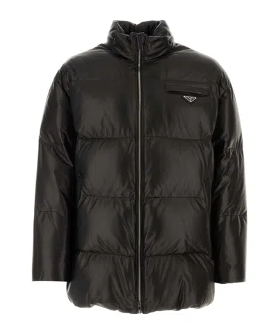 PRADA PRADA ZIP-UP DOWN JACKET