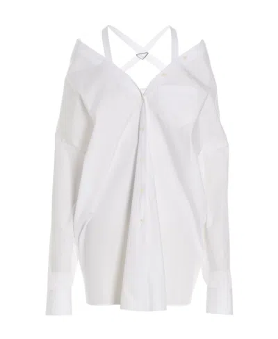 PRADA PRADA LONG-SLEEVED BUTTONED SHIRT