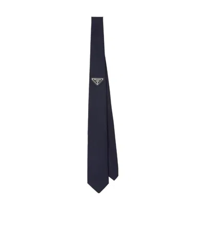 PRADA RE-NYLON GABARDINE TIE