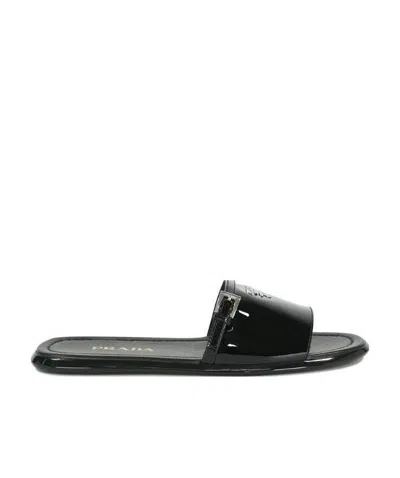 PRADA LOGO SANDALS