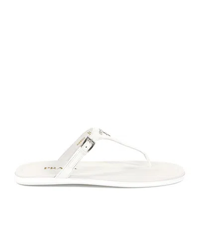 PRADA LOGO SANDALS
