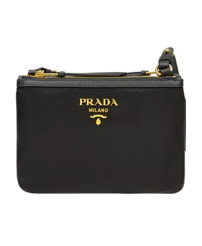PRADA LOGO SHOULDER BAG