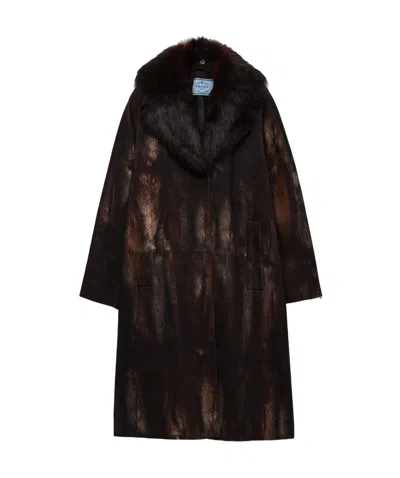 PRADA PRADA SINGLE-BREASTED LONG COAT