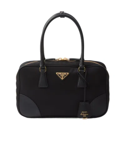 PRADA MEDIUM RE-EDITION 1978 LOGO TOTE BAG