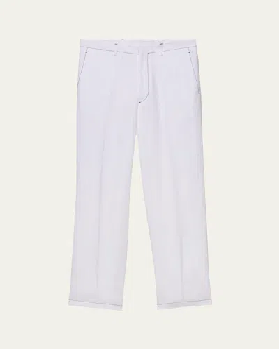 PRADA MEN'S SARTORIAL LINEN PANTS
