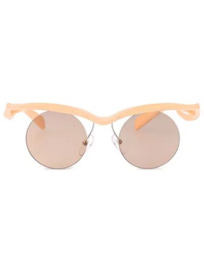 PRADA MORPH ROUND-FRAME SUNGLASSES
