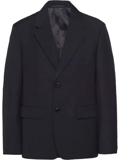 PRADA MEN NAVY SINGLE BREASTED BLAZER, 38 LUXURY BLAZERS FOR MEN DARVEYS