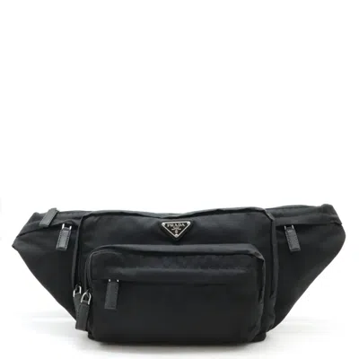 PRADA NYLON FANNY PACK POUCH (PRE-OWNED)