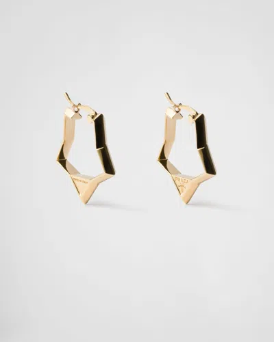 PRADA OHRRINGE AUS METALL