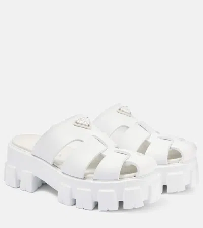PRADA PLATFORM FISHERMAN SANDALS