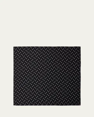 PRADA POLKA DOT SILK SCARF