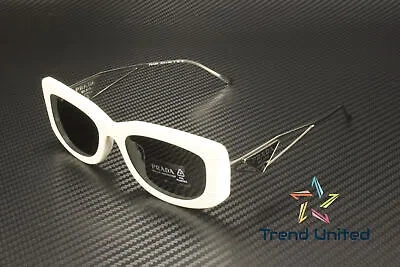 PRADA PRADA PR 14YS 1425S0 TALC DARK GREY 53 MM WOMEN'S SUNGLASSES