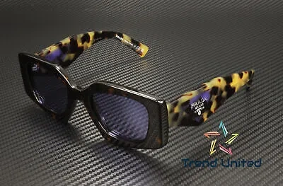 PRADA PRADA PR 15YS 2AU05Q TORTOISE VIOLET MIRROR INTER SILVER 51 MM WOMENS SUNGLASSES