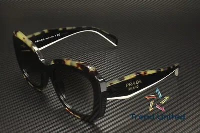 PRADA PRADA PR 16YS 01M0A7 BLACK HAVANA DARK GREY 52 MM WOMEN'S SUNGLASSES