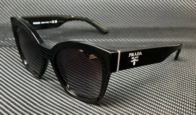 PRADA PRADA PR 17ZSF 1AB09S BLACK GREY GRADIENT WOMEN'S 55 MM SUNGLASSES