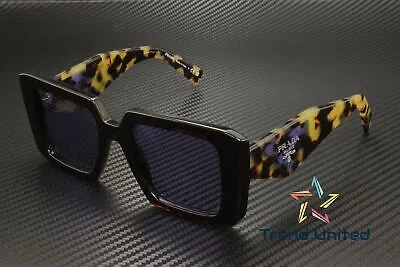 PRADA PRADA PR 23YS 2AU05Q TORTOISE VIOLET MIRROR 51 MM WOMEN'S SUNGLASSES