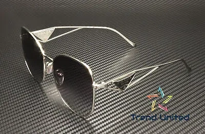 PRADA PRADA PR 57YS 1BC5D1 SILVER GREY GRADIENT 57 MM WOMEN'S SUNGLASSES