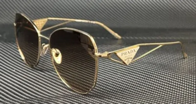 PRADA PRADA PR 57YS ZVN3D0 PALE GOLD BROWN WOMEN'S 57 MM SUNGLASSES