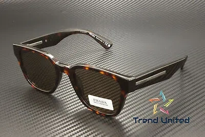 PRADA PRADA PR A04S 17N08T HAVANA BROWN 52 MM MEN'S SUNGLASSES
