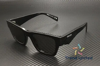 PRADA PRADA PR A06S 16K08Z BLACK DARK GREY 50 MM MEN'S SUNGLASSES