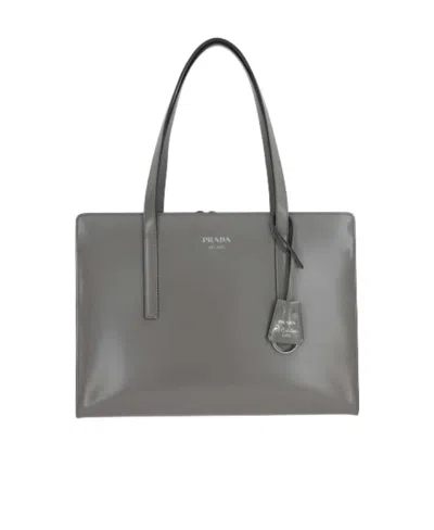 PRADA RE-EDITION 1995 BRUSHED-LEATHER HANDBAG