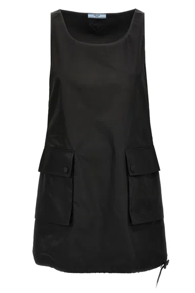 PRADA RE-NYLON MINI DRESS