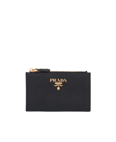 PRADA SAFFIANO LEATHER CARD HOLDER
