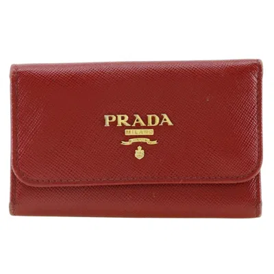 PRADA SAFFIANO TRIANGLE KEYCASE (PRE-OWNED)