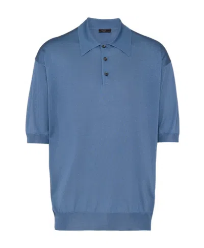 PRADA SILK POLO SHIRT