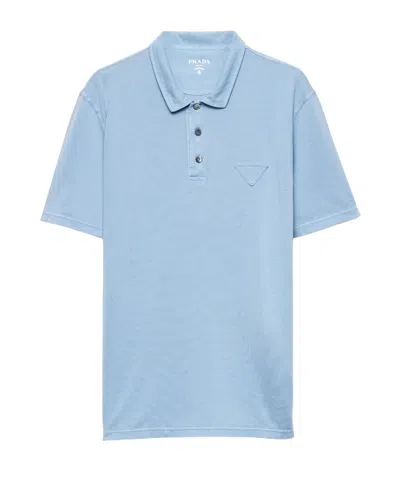 PRADA PRADA SHORT-SLEEVED POLO SHIRT