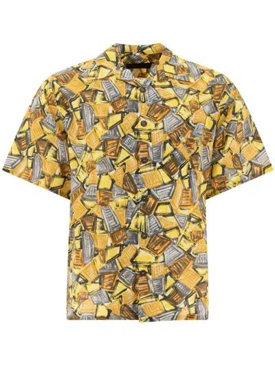 PRADA PRADA SHORT SLEEVED PRINTED SHIRT