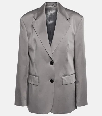 PRADA SINGLE-BREASTED COTTON BLAZER