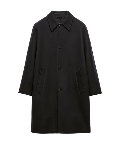 PRADA PRADA LONG-SLEEVED BUTTON-UP COAT