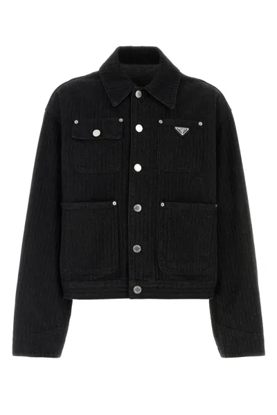 PRADA SLATE DENIM JACKET