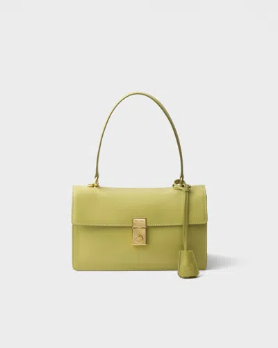 PRADA MITTELGROSSE PRADA SOFT SOUND SCHULTERTASCHE AUS LEDER