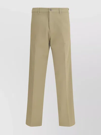 PRADA STRAIGHT LEG TROUSERS WITH POCKETS AND LOOPS