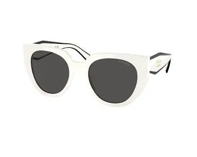 PRADA PRADA SUNGLASSES PR 14WS 1425S0 WHITE DARK GRAY WOMAN