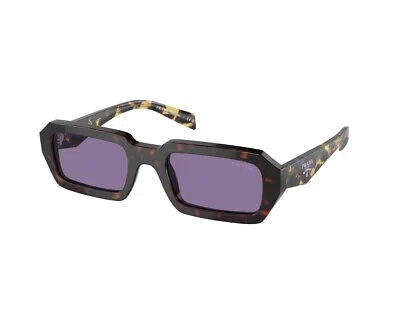 PRADA PRADA SUNGLASSES PR A12S 17N50B HAVANA VIOLET WOMAN