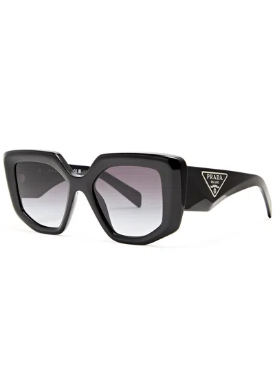 PRADA PRADA SYMBOLE SQUARE-FRAME SUNGLASSES