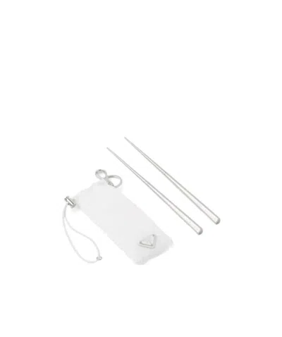 PRADA TABLEWARE WITH LOGO BAG