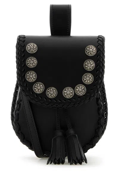 PRADA PRADA TASSEL-DETAILED FOLD-OVER CROSSBODY BAG