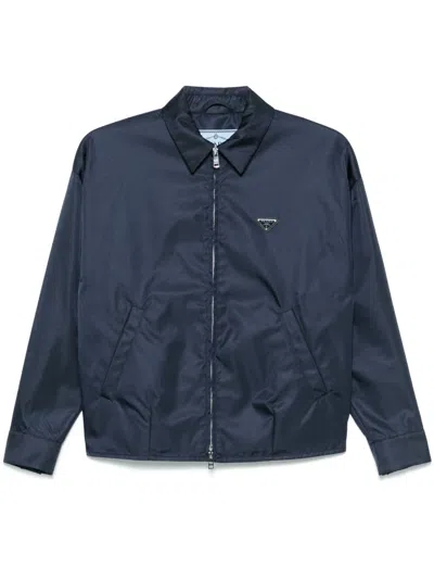 PRADA TRIANGLE-LOGO JACKET