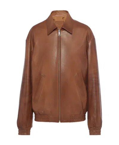 PRADA NAPPA LEATHER JACKET