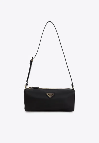 PRADA TRIANGLE LOGO RE-NYLON SHOULDER BAG