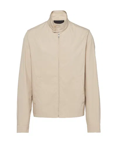 PRADA COTTON-BLEND BLOUSON JACKET