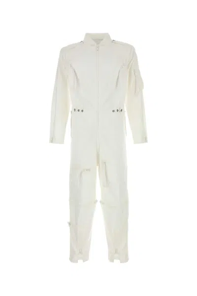 PRADA PRADA WHITE COTTON JUMPSUIT