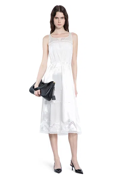 PRADA EMBROIDERED OLD BATISTE DRESS